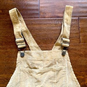 corduroy wild fable overall dress - tan